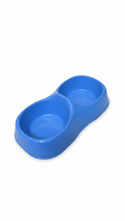 صحن اكل القطط مزدوج وسط صناعة سعودية رفيق