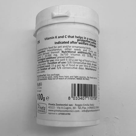 Pineta KAPPA C فيتامين C+K لدعم المناعة ومقاومة الإجهاد - 100 جم