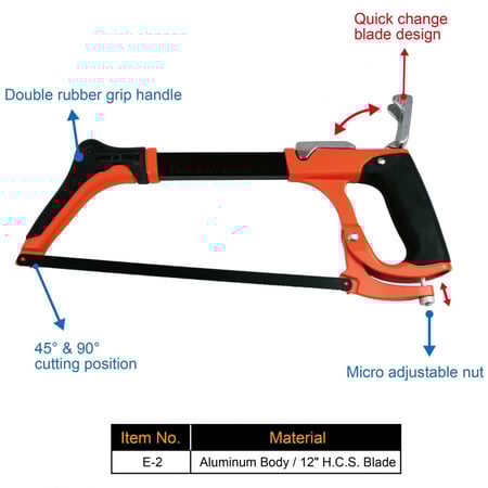 منشار حديد متحرك تايواني E-2 TOWER
