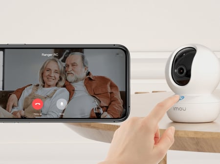 كاميرا مراقبة ايمو ( رينجر rc ) 4 ميجابيكسل - داخلية تحريك وإمالة بانورامية لحماية 360 درجة