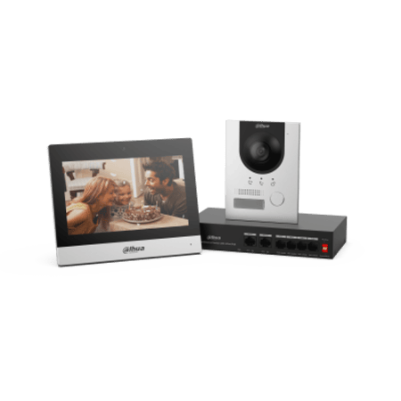 انتركوم فيلا - مكون من ( شاشة داخلية - وحدة خارجية – سويتش )