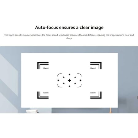 بروجكتر شاومي مي بروجكتر 2 بدقة 1080 Mi Smart Projector 2.بكسل عالي الدقة - أبيض