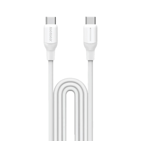 شاحن تايب سي موماكس 60 واط سيلكون مقاوم للقطع