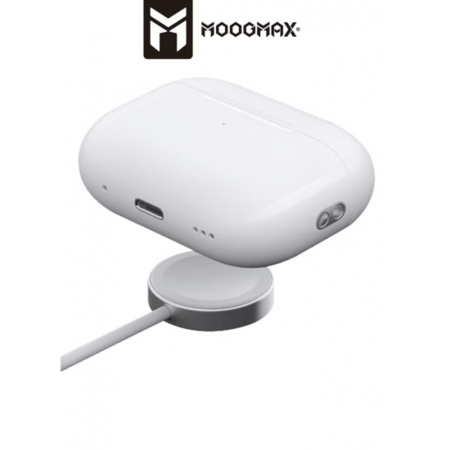 موج ماكس سماعة ايربودز برو مع تقنية عزل الضوضاء ANC -ابيض