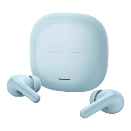 شاومي- سماعة ريدمي بودز 8 لايت (Redmi Buds 8 Lite) - إلغاء ضوضاء نشط، بطارية حتى 36 ساعة، ومقاومة للماء IP54- أزرق