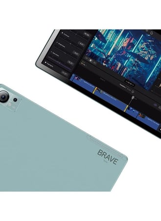 تابلت بريف T3 برو شاشة 10.1 ذاكرة داخلية 128 جيجابايت وذاكرة رام4+4  يدعم 4G