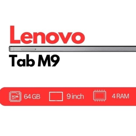 تاب لينوفو M9 ذاكرة 64 جيجا رام 4+4 شاشة مقاس 9 انش - واي فاي