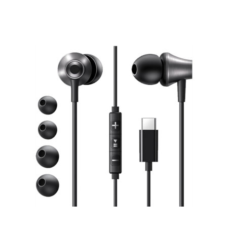 يوجرين - سماعة أذن سلكية بوصلة USB-C - أسود
