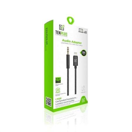وصلة AUX للأيفون من TENPLUS