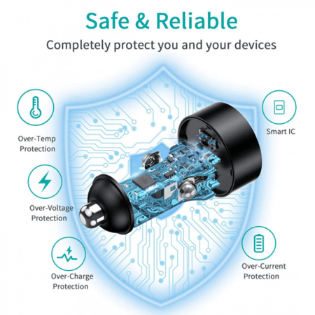 شاحن سيارة شيوتيك 40 واط