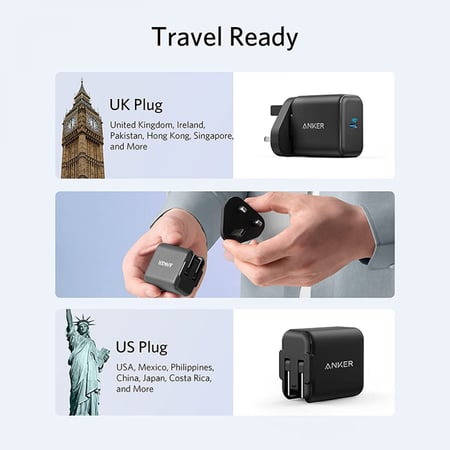 فيش شاحن ايفون 13 انكر شحن سريع 25 واط