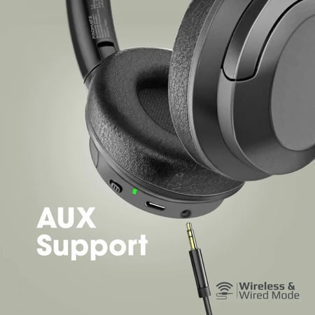 بروميت سماعة لاسلكية Concord عالية الدقة عازل ضوضاء - اسود