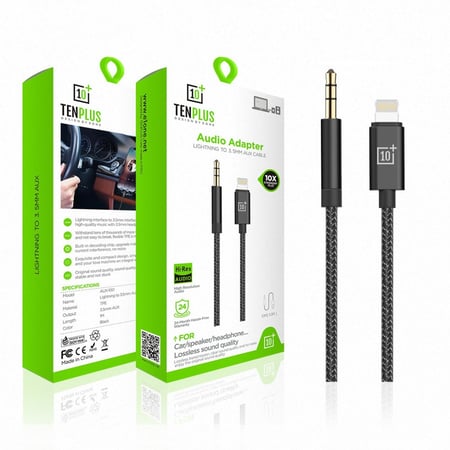 وصلة AUX للأيفون من TENPLUS