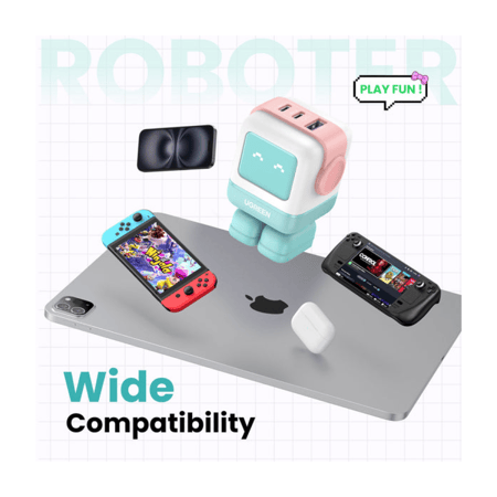 شاحن جداري يوجرين نيكسود GaN روبوت