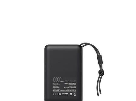 بيلك - بطارية بسعة 10000 ملي امبير بتقنية الشحن اللاسلكي والشحن السريع