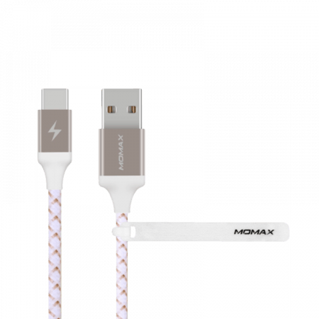 سلك شاحن تايب سي موماكس قماش MOMAX ZERO Type-C to USB-A Cable (1m)
