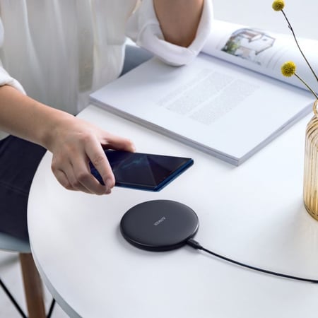 PowerWave Pad Anker Wireless Charger, PowerWave Pad, Compatible iPhone