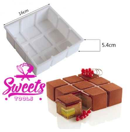 قالب سيلكون مربع