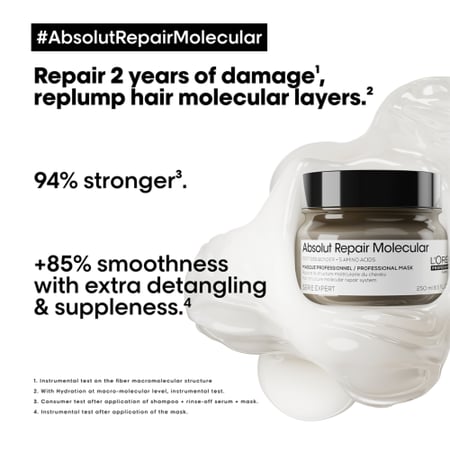 ماسك الإصلاح الجزيئي رينس اوف أبسولوت من لوريال بروفيشنال - 250مل