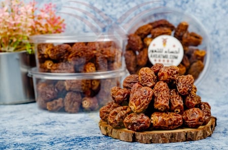 dried cooked dates