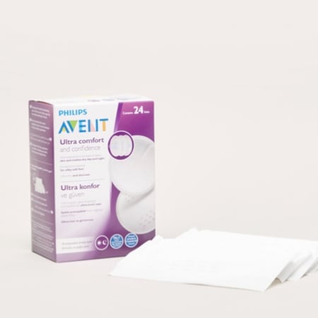 ضمادات ثدي ديسبو ألترا كومفورت من افنت -24 قطعه