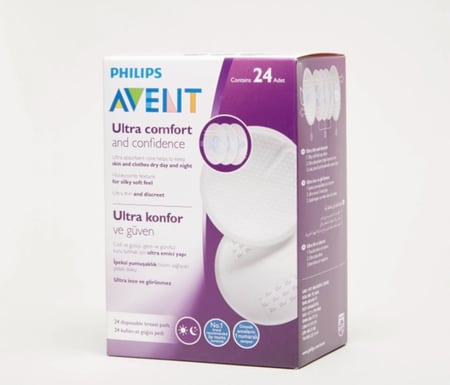 ضمادات ثدي ديسبو ألترا كومفورت من افنت -24 قطعه