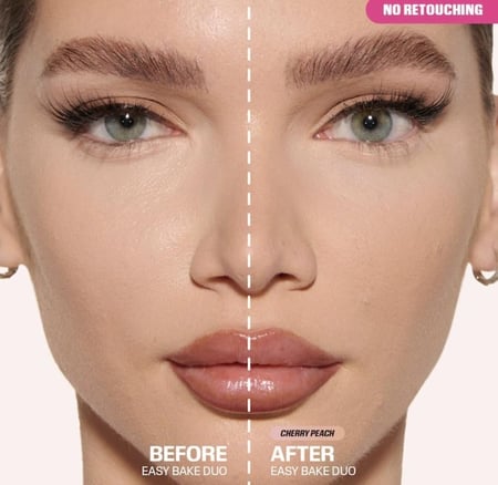 HUDA BEAUTY  Easy Bake Loose Powder Brightening + Correcting Duo