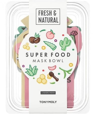 TONYMOLY  super food mask bowl set