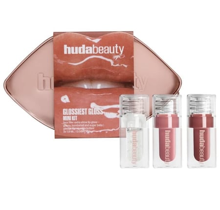 HUDA BEAUTY  Mini Glossiest Lip Gloss Set