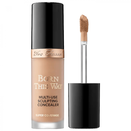 Too faced born this way super Coverage multi use concealer warm beige medium with neutral undertones كوكي