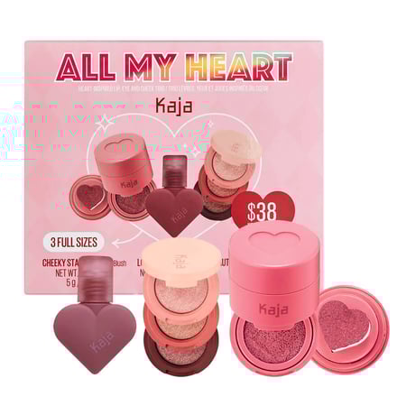 KAJA BEAUTY ALL MY HEART LIMITED EDITION SET – 3 FULL SIZE