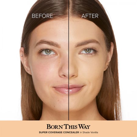 Too faced born this way super Coverage multi use concealer warm beige medium with neutral undertones فانيلا