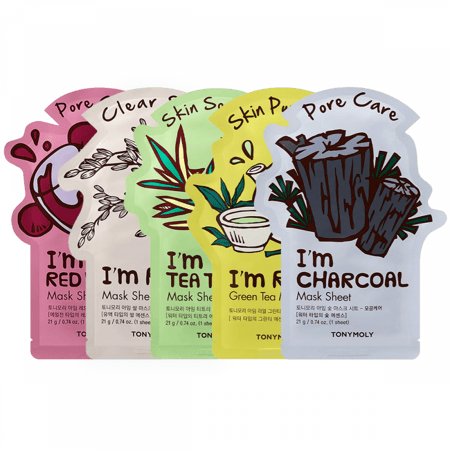 TONYMOLY Acne & Oil Control 5-Pack I Am Mask Set