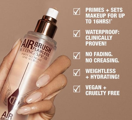 Charlotte Tilbury  Mini Airbrush Flawless Setting Spray Duo Gift Set