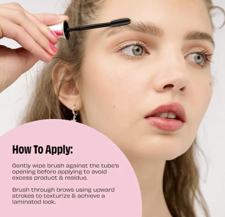 Benefit Cosmetics  Mini 24-HR Brow Setter Clear Brow Gel with Lamination Effect