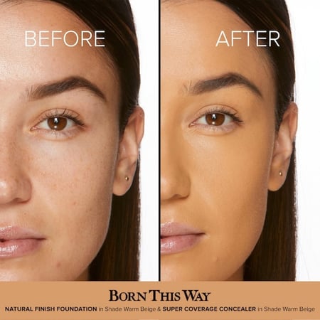 Too faced born this way super Coverage multi use concealer warm beige medium with neutral undertones وورم بيج