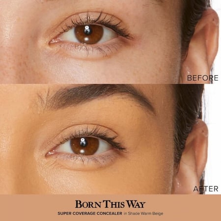 Too faced born this way super Coverage multi use concealer warm beige medium with neutral undertones وورم بيج