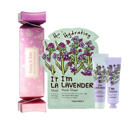 TONYMOLY Keep It Zen Lavender Mask & Hand Cream Set