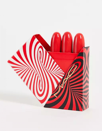 Tiny Tricks Mini Lipstick Trio  Red