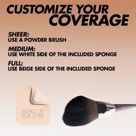 MAKE UP FOR EVER HD Skin Matte Velvet Undetectable Longwear Blurring Powder Foundation
