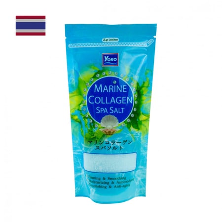 سنفرة الملح سبا لتقشير الجسم بالكولاجين البحري من يوكو - 300جم