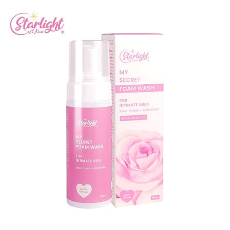 ستارلايت رغوة غسول ماي سيكريت لتفتيح وانتعاش المنطقة الحميمية - 150مل