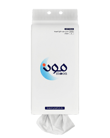 بكج مناديل مون الطويلة 2000 منديل 5 عبوات + 2 هدية