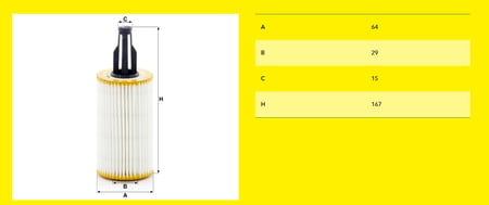 فلتر زيت مرسيدس A2761800009 مان فلتر MANN Filter HU7025Z
