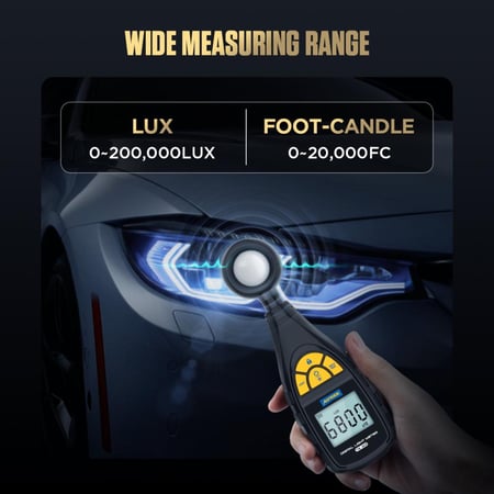 جهاز قياس درجة الضوء اوتول AUTOOL TE301