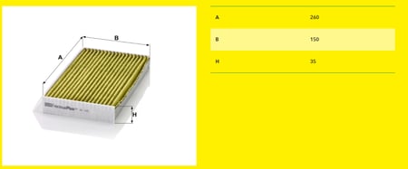 فلتر مكيف مان فلتر MANN Filter FP26005