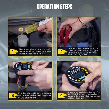 جهاز فحص زيت البريك اوتول AUTOOL AS506