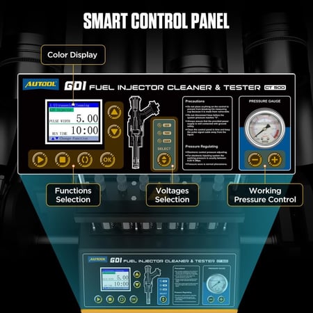 جهاز تنظيف بخاخات اوتول AUTOOL CT500 GDI EFI FEI