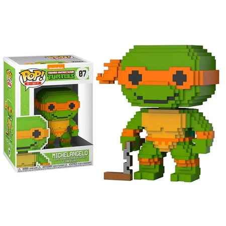 Pop! Movies: Teenage Mutant Ninja Turtes- 8-Bit Michelangelo