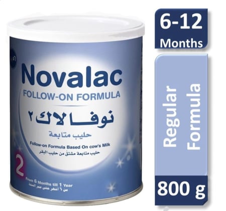 حليب اطفال نوفالاك رقم 2  800 جم